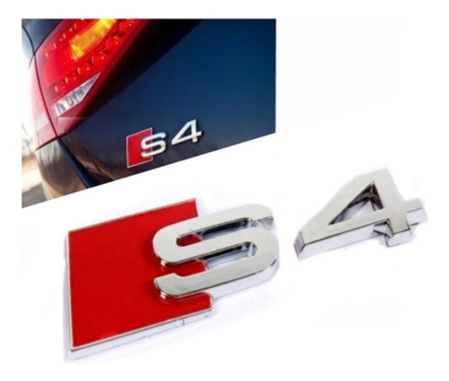 Emblema Sline Audi S1 A1 A4 S4 Laterales 2 Pzas Adheribles