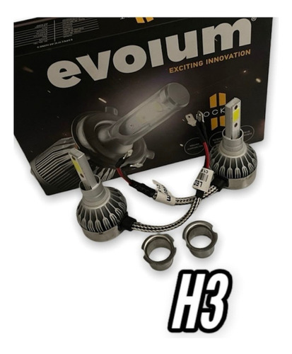 Kit Focos Led Evolum Rocket 8500 H11/h7/h1/h3/9005/9006/h16 Foto 6