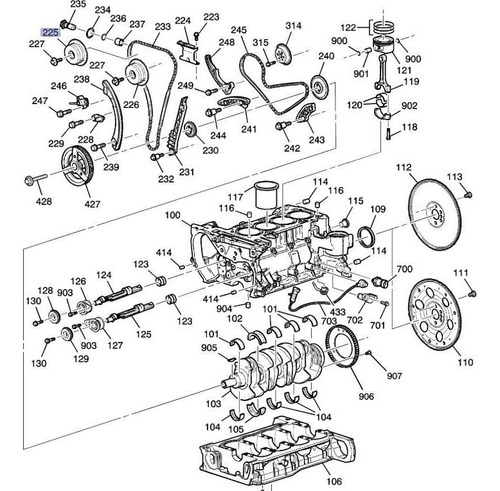 Engrane Arbol Levas Escape Chevrolet Cobalt 2.0l L4 2010 Foto 3