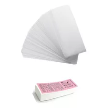 Bandas Depilatorias Papel Cera Para Depilar 100 Und