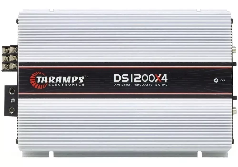 Módulo Amplificador Taramps Ds1200 X4 Canais Rca Ds-1200 Rms
