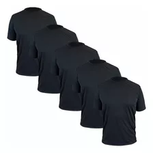 Kit 5 Camisetas Dry Fit Malha Fria Premium Academia Corrida