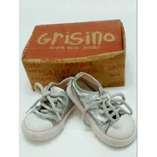 Zapatillas Plata Grisino Nro.21 Impecables