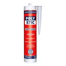 Silicone Poly Stic Pulvitec Uso Geral Incolor 250g