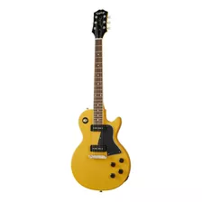Guitarra Eléctrica EpiPhone Original Collection Les Paul Special De Caoba Tv Yellow Brillante Con Diapasón De Laurel Indio