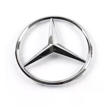 Emblema Mercedes Benz Baul Motor Metalico Plateado 7cm