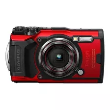  Olympus Tg-6 Compacta Avanzada Color Rojo