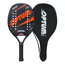 Raquete De Beach Tennis Optum Flex Pro Carbonframe+case+grip