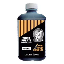 Tinta El Oso Fuerte 250ml, Negro