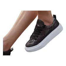 Zapatillas Moda Mujer Con Plataforma Sneakers Syrah