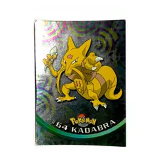 Pokémon Topps #64 Kadabra Serie 1 Foil Excelente Estado