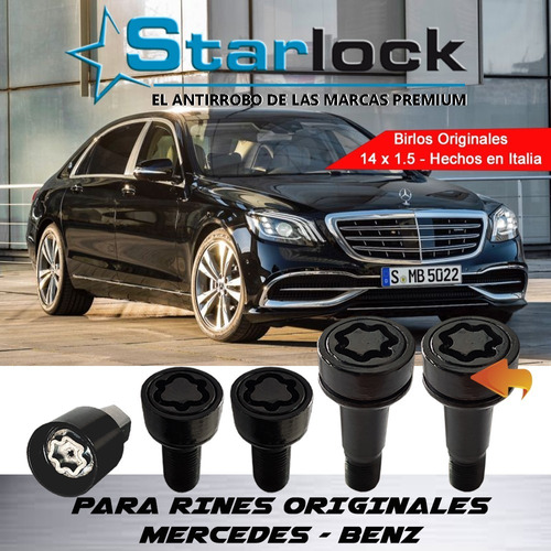 Birlos 14 X 1.5 Mercedes Clase S Maybatch,sedan Y Slc Foto 4