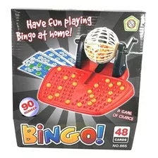 Bingo! Juego De Suerte Diversion Familiar Adultos Y Niños