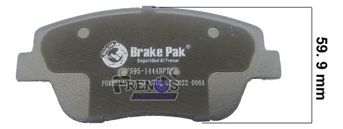 Pastilla Freno Del Brake Pak Para Hyundai Sonata Foto 8
