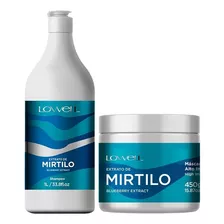 Kit Extrato De Mirtilo Shampoo 1 Litro + Máscara 450g Lowell