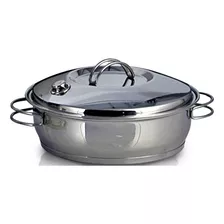 Cacerola Para Guiso Vibra Interior Cocina Profesional 7175 3.2l Plateado - 1 Unidad