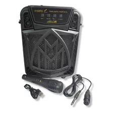 Parlante Mega Boom 800w Led Bluetooth Radio Micrófono