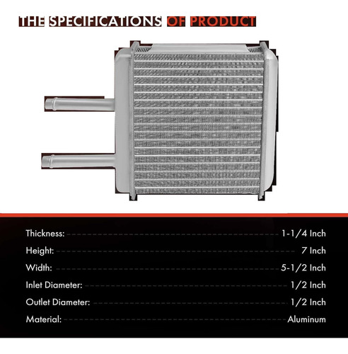 Radiador Calefaccion Apdi Suzuki Swift 1.6l L4 92-93 Foto 4