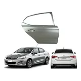 Porta Traseira Direita Citroen C4 Lounge 2014 2015 A 2019 Traseira Direita Prateado Thumb 1
