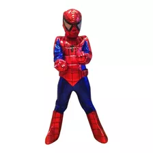 Disfraz Spiderman O Hombre Araña Niño Talla 10 Y 12 Mod. 1