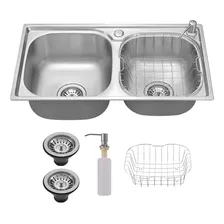 Kit Cuba Pia Aço Inox Gourmet Nw Cozinha Acessórios Dupla