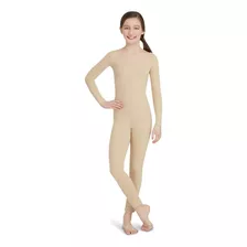 Unitard Básico De Manga Larga Para Niñas