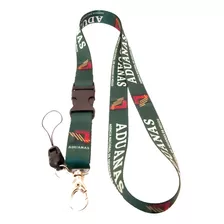 Agencia Nacional De Aduanas De México Porta Gafete Lanyard 