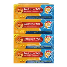 Redoxon Aox Sabor Naranja Paquete De 4 Tubos 10 Tabletas