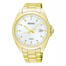 Reloj Hombre Seiko Sur212p1 | Oficial Color De La Correa Dorado Color Del Bisel Dorado