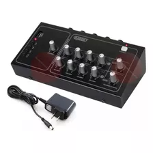 Mezcladora De Audio 8 Canales Usb Micrófonos Instrumentos