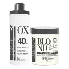 Pó Descolorante Branco + Agua Oxigenada Ox40 Envio 24hrs