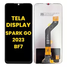 Tela Display Com Touch Lcd Cristal Tecno Spark Go Bf7 2023