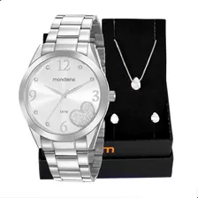 Relógio Mondaine Feminino Analógico Prata Original E Nfe