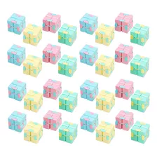 Kit 32 Cubos Infinitos Fidget Toy Anti Stress Infinity Cube