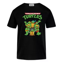 Remera Camiseta Personalizada Niños Tortugas Ninjas 07