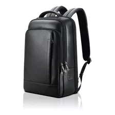 Mochila De Cuero Genuino Para Hombres Mochila Multifunc...