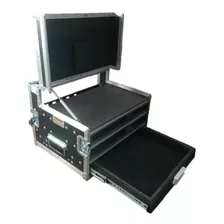 Rack Monitor + 4bases Microfone + Gaveta Shure