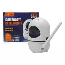 Câmera De Segurança Inteligente Leds Infravermelho - Inova Cor Branco