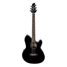 Guitarra Electroacústica Ibanez Talman Tcy10e Para Diestros Black High Gloss Brillante