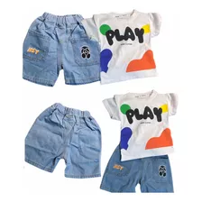 Conjunto Niño Buzo + Short Jeans