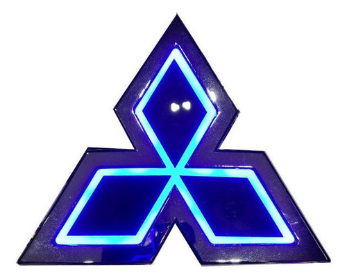 Adecuado Para Mitsubishi 5d Led Logo Coche 11.8x 10.2cm Foto 6