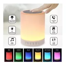 Parlante Altavoz Bluetooth Con Luz Recargable Touch Lamp