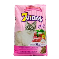 Alimento Para Gato/gatitos Balanceado 7 Vidas 5kg.