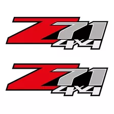 Adhesivo Camioneta Laminado Logo Z71 4x4 Silverado