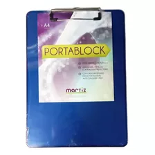 Portablock Acrílico A4 23 X 31,5 Cm Color Azul