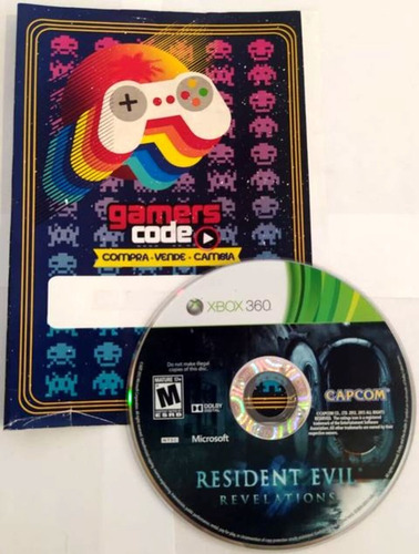 Resident Evil Revelations Xbox 360 S/c Gamers Code*