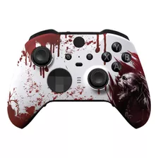 Carcasa Y Anillos Para Control Xbox One Elite Zombi Sangre