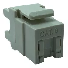 Conector Rj45 Femea Cat6 Branco Plug Jack Kit Com 200 Peças