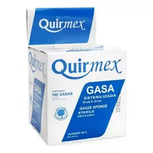 Quirmex 10x10cm Gasa Estéril 100 Piezas