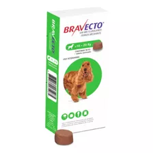 Bravecto Tab 10 A 20 Kg (verde)